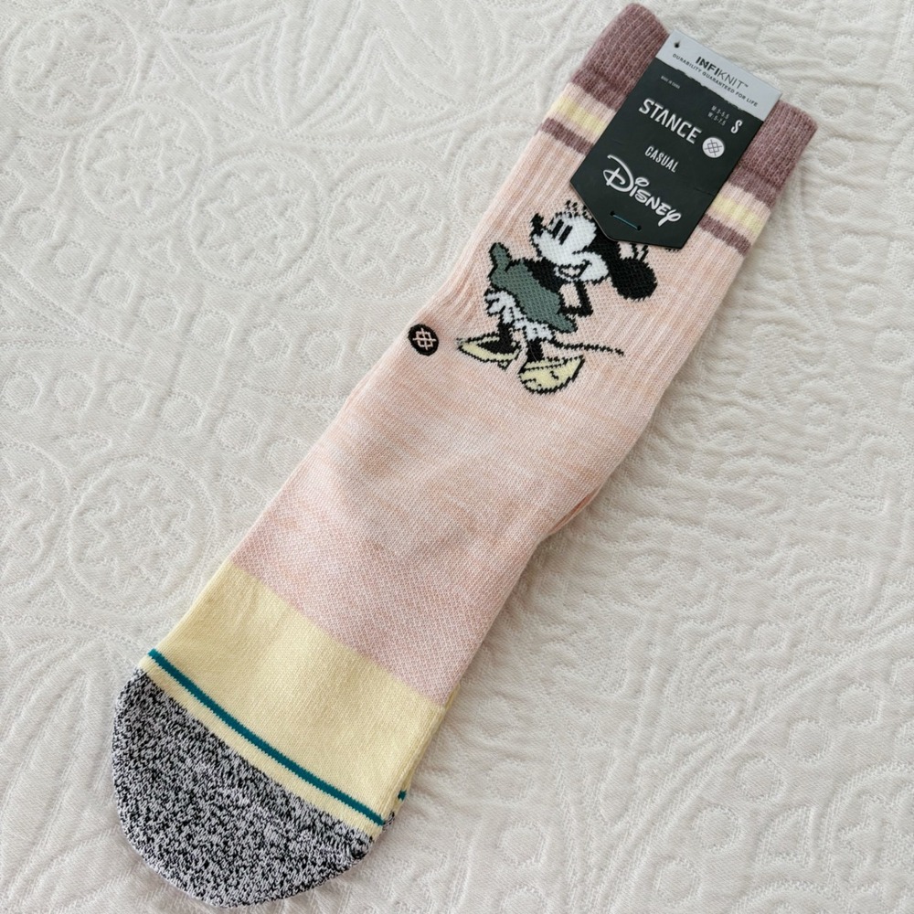 Stance x Disney Vintage Minnie 2020 Combed Cotton Crew Socks (W's 5-7.5)